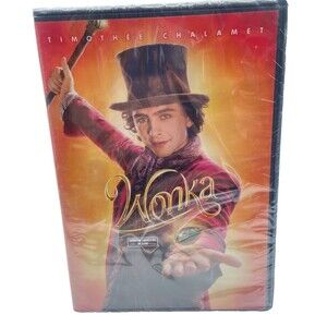 Wonka (2023) DVD Timothee Chalamet (Bilingual) New Sealed